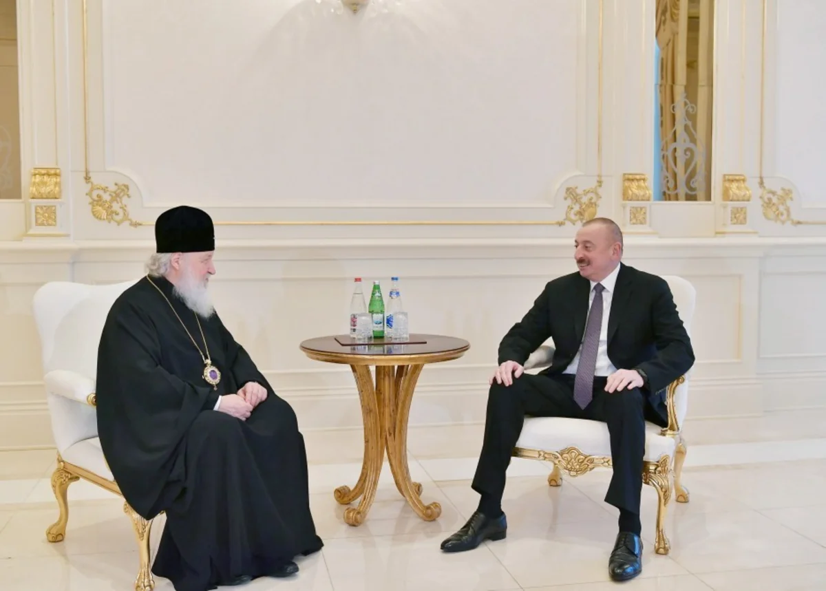 Patriarx Kirill: Azərbaycandakı pravoslavlar da müsəlman əksəriyyəti kimi bütün imkanlardan istifadə edirlər