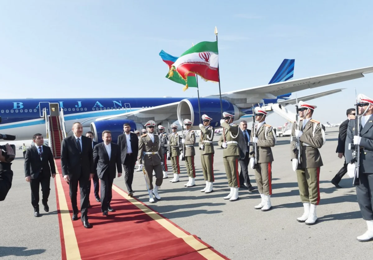 Azərbaycan Prezidenti İlham Əliyev İrana rəsmi səfərə gedib