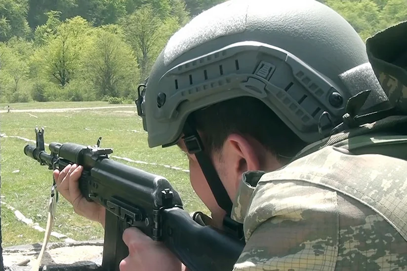 Azərbaycan Ordusunun ehtiyatda olan hərbçilərinin təlimi olub, praktiki atışlar icra edilib