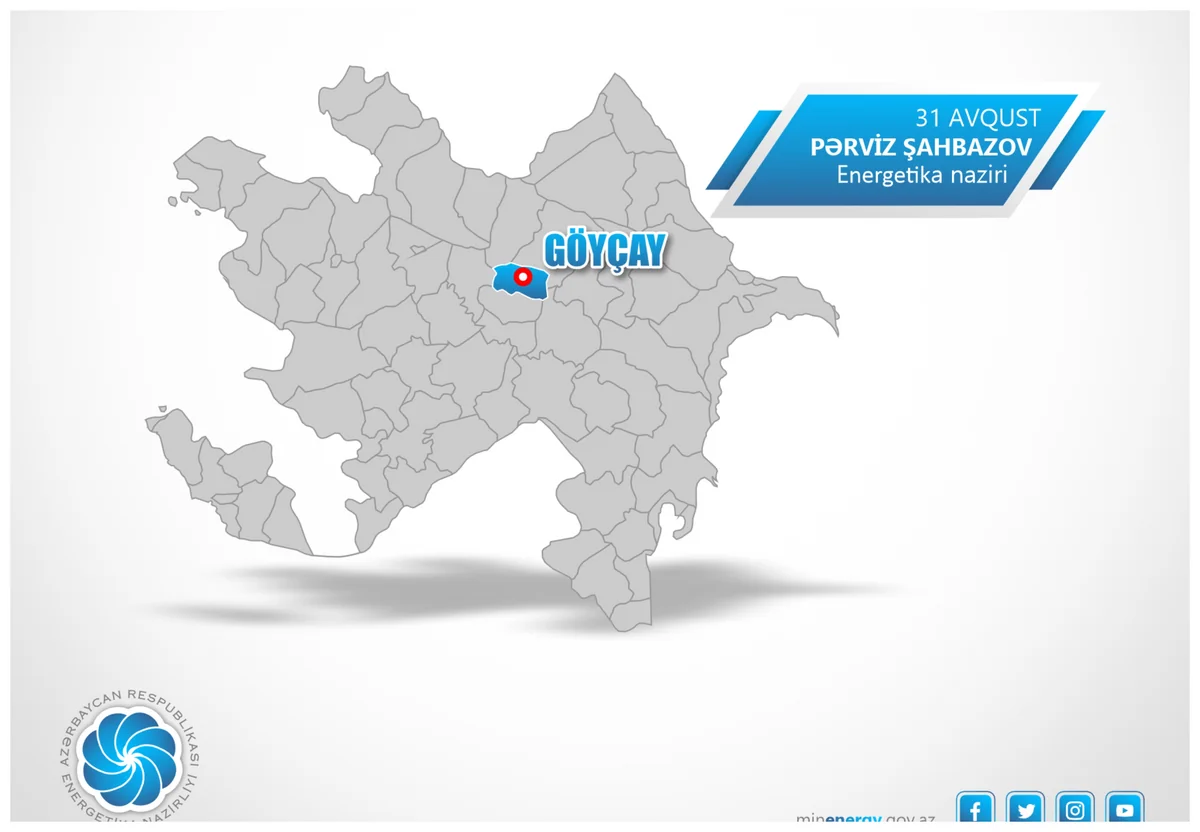 Energetika naziri Göyçayda vətəndaşları qəbul edəcək