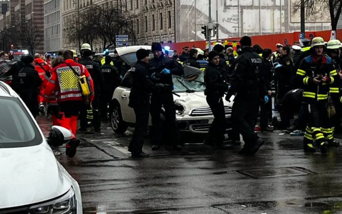 Several injured after vehicle drives into crowd in Munich