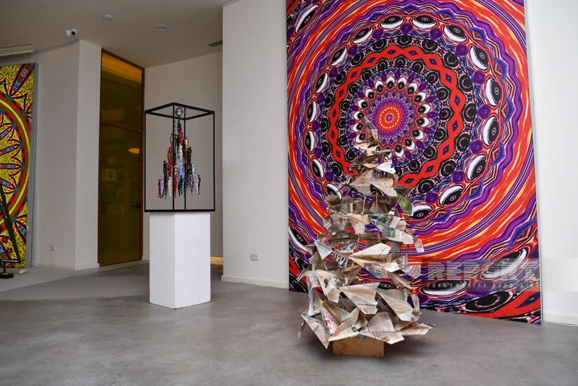 “Nine Sense” art-mərkəzində “ART-ELKA” sərgisinin açılışı olub