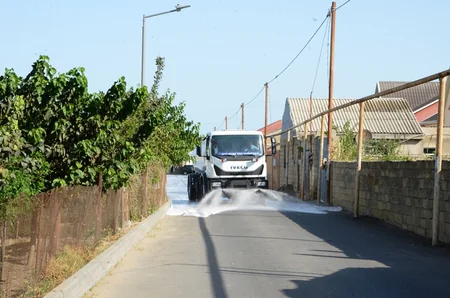 Bakıda 550 küçə dezinfeksiya edilib