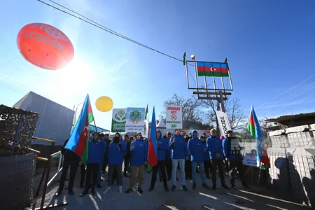 Protest continues on Khankandi-Lachin road, participants in high spirits