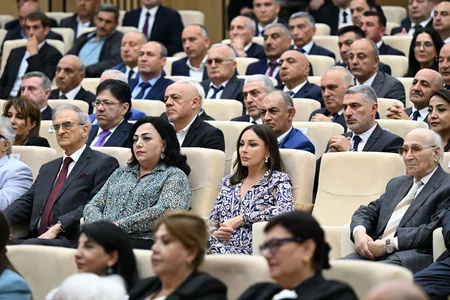 İlham Əliyev və Mehriban Əliyeva Ağdam Muğam Mərkəzinin açılışında iştirak ediblər - YENİLƏNİB-3