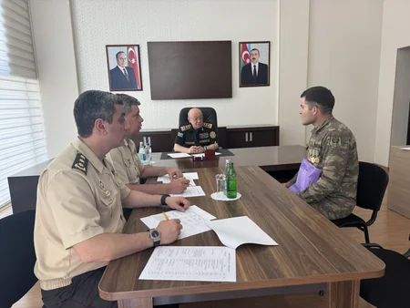 Kəmaləddin Heydərov Şamaxıda vətəndaşları qəbul edib