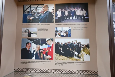 Rusiya Dövlət Dumasında Heydər Əliyevin 100 illiyinə həsr olunmuş sərgi təşkil olunub, MM sədri tədbirdə iştirak edib