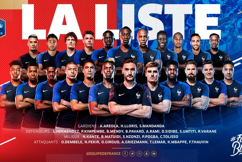 Fransa yığması DÇ-2018 üçün heyətini açıqlayıb - SİYAHI