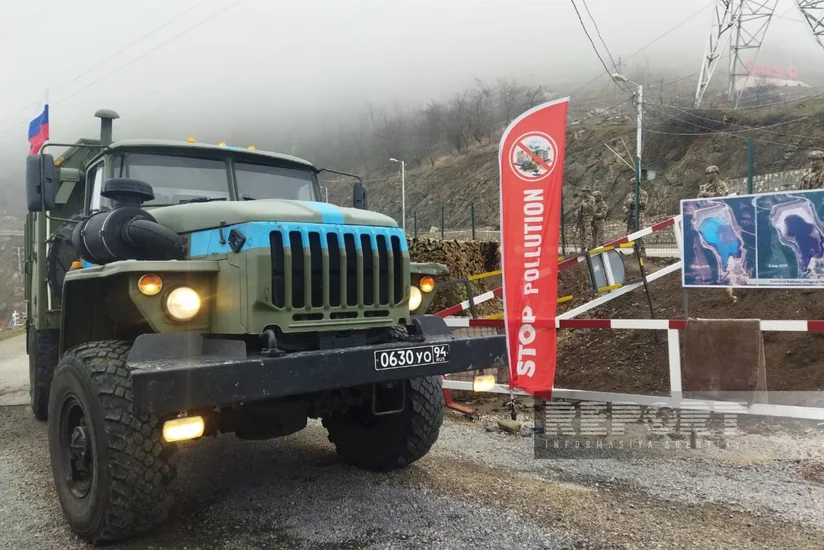 По дороге Ханкенди-Лачын беспрепятственно проехали 46 автомобилей миротворцев