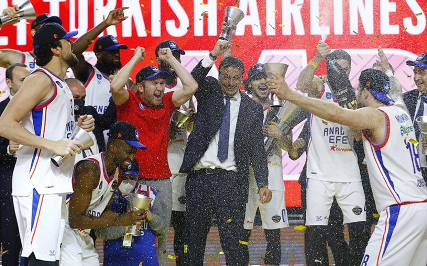 Anadolu Efes basketbol üzrə Avro Liqa çempionu oldu