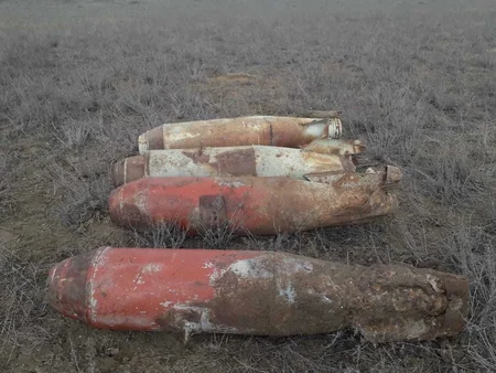 Ağstafada 4 ədəd təlim məqsədli aviabomba aşkar edilib