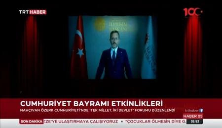 “TRT Haber” Naxçıvanda keçirilən “Bir millət, iki dövlət forumundan videoreportaj yayımlayıb
