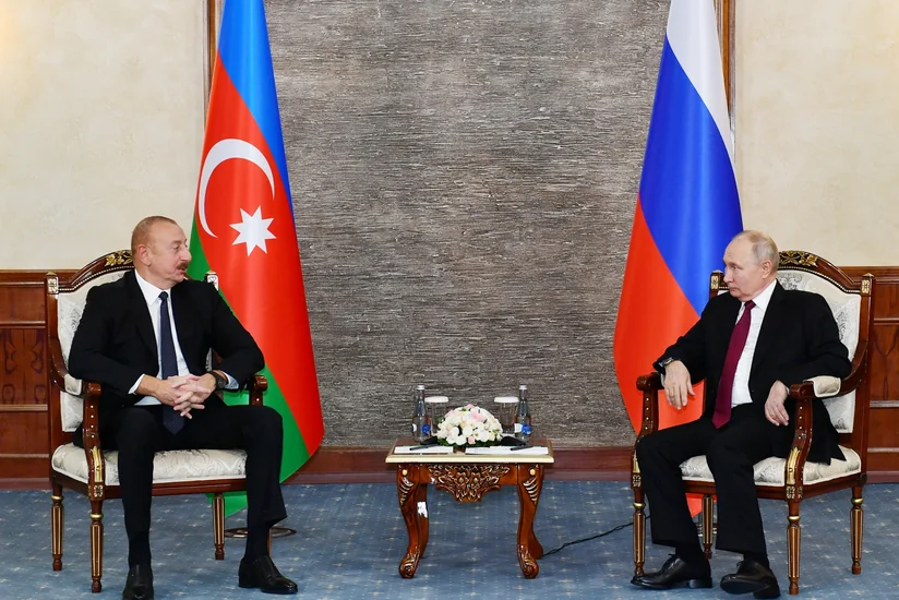 В Бишкеке состоялась встреча президентов Азербайджана и России