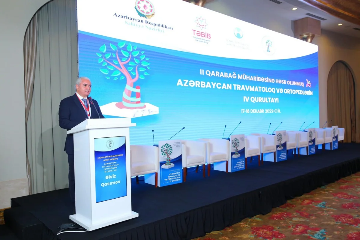 Azərbaycan Travmatoloq və Ortopedlərinin IV Qurultayı keçirilib