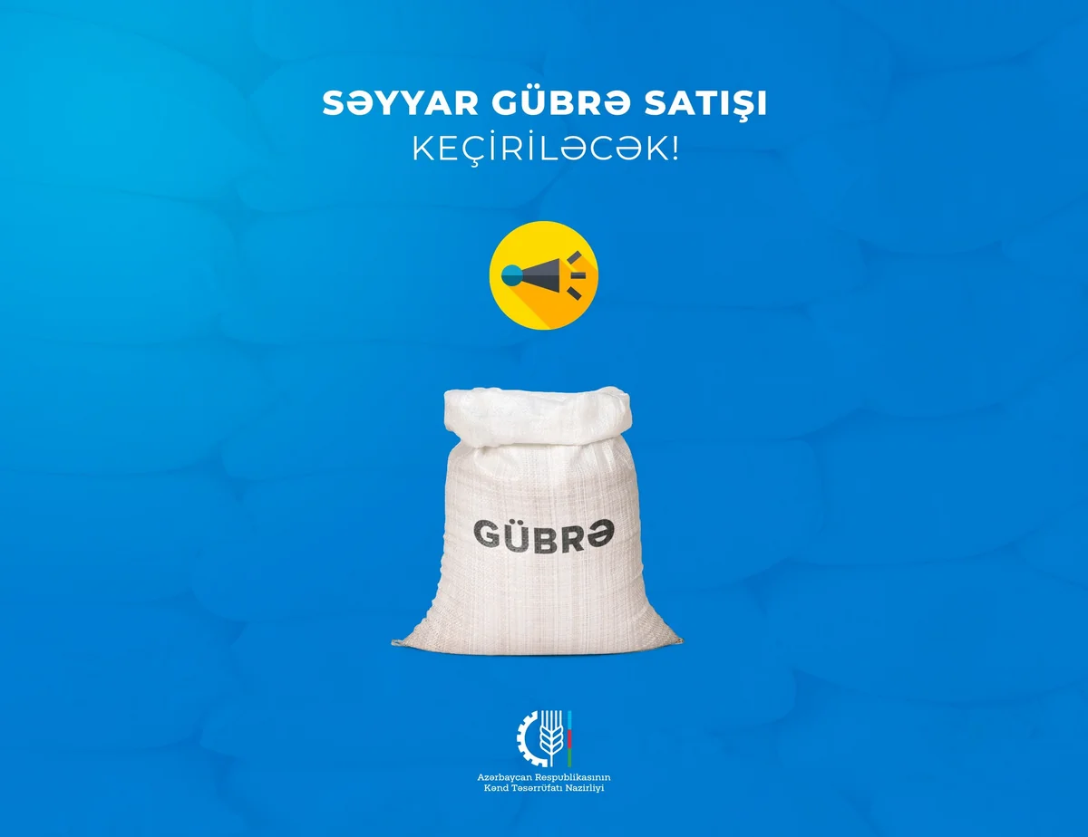 Gədəbəy və Samuxda gübrələrin güzəştli şərtlərlə səyyar satışı keçiriləcək