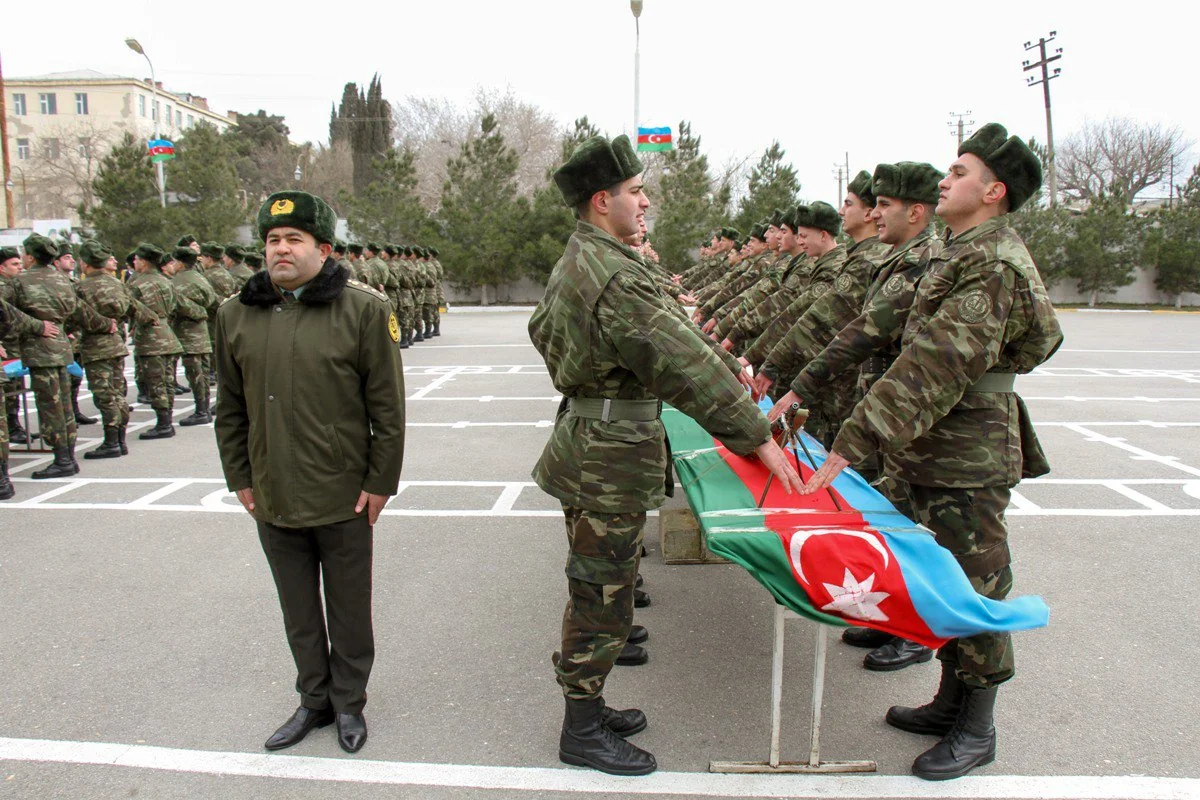 Penitensiar xidmətin Mühafizə alayında gənc əsgərlərin andiçmə mərasimi keçirilib