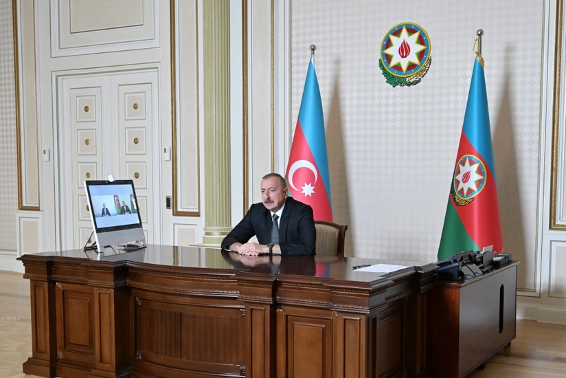 İlham Əliyev yeni Təhsil nazirini videoformatda qəbul edib