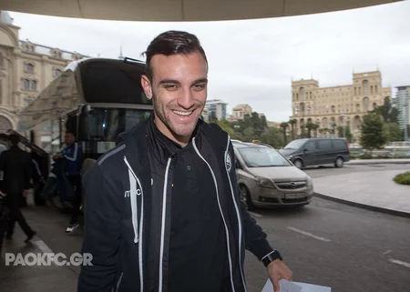 PAOK klubu Qarabağla oyun üçün Bakıya gəlib