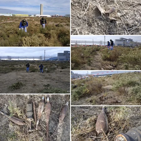 В Сумгайытском технологическом парке обнаружено 7 снарядов