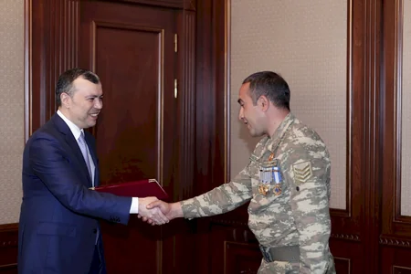 Naxçıvanda bir qrup şəhid ailəsi və müharibə əlilinə mənzillər təqdim edilib