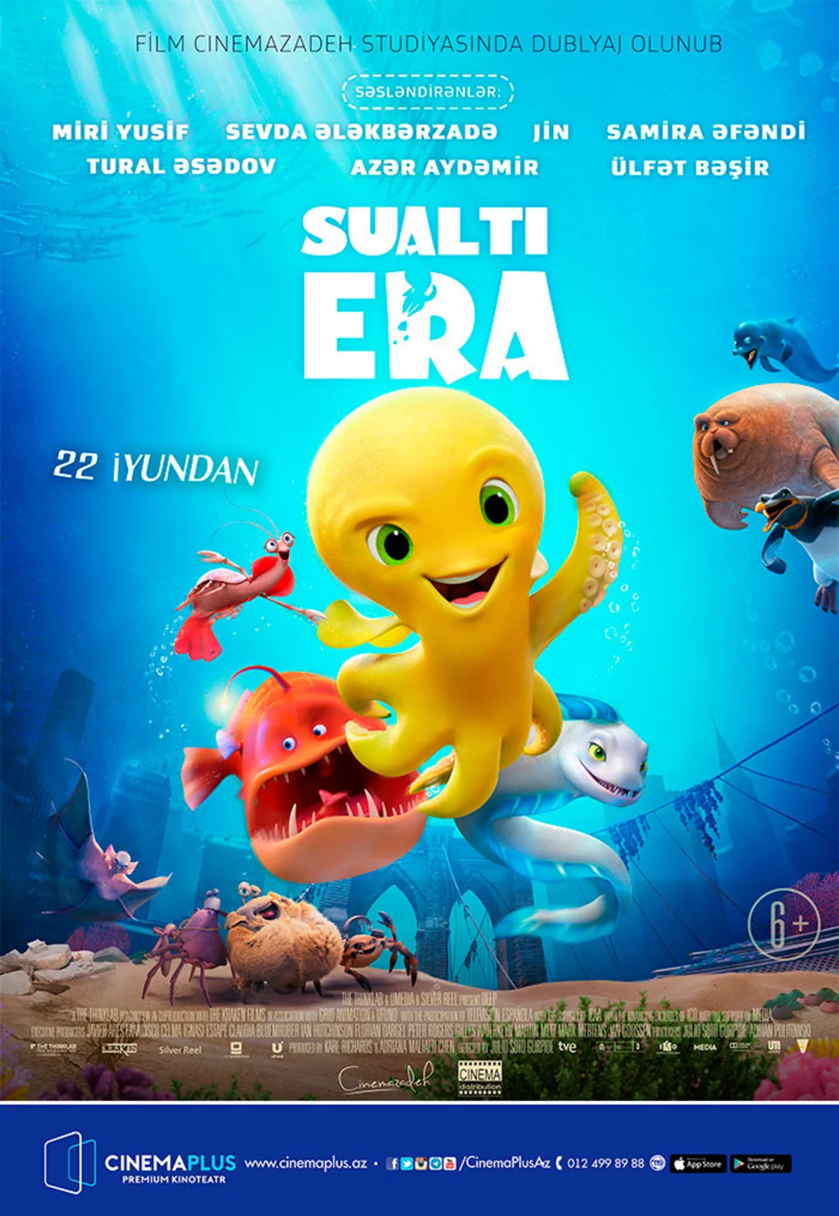 В CinemaPlus 28 Mall прошел пресс-показ мультфильма Подводная эра - ВИДЕО