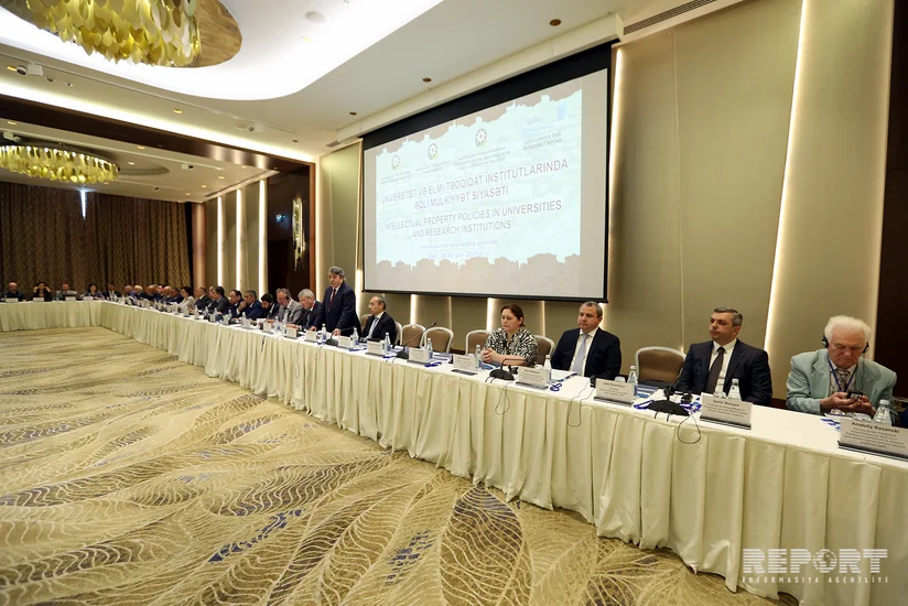 Bakıda “Universitet və elmi-tədqiqat institutlarında əqli mülkiyyət siyasəti” mövzusunda beynəlxalq seminar başlayıb