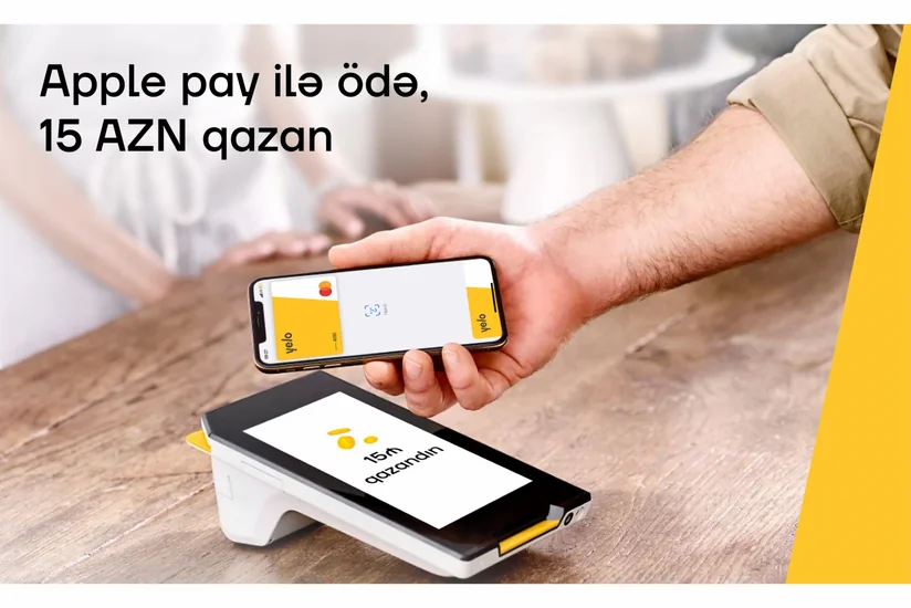 Yelo Mastercard kartı ilə Apple Pay ödənişlərində 15 manat qazan