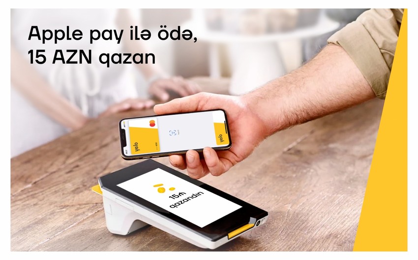Yelo Mastercard kartı ilə Apple Pay ödənişlərində 15 manat qazan Yelo Mastercard kartı ilə Apple Pay ödənişlərində 15 manat qazan