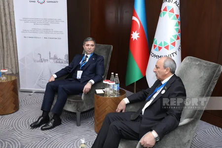 Qərbi Azərbaycan İcmasının sədri AK Partinin sədr müavini ilə görüşüb