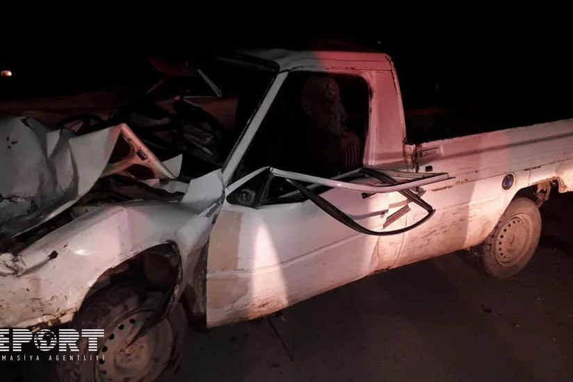 В Барде столкнулись микроавтобус и легковой автомобиль, есть пострадавшие - ФОТО