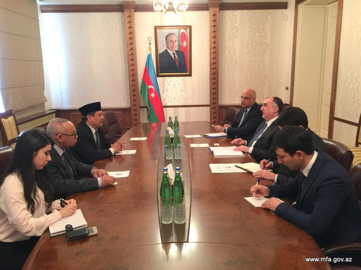 ​Foreign Minister Elmar Mammadyarov receives newly appointed Ambassador of Indonesia