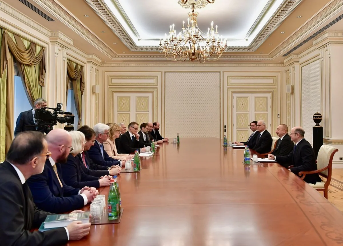 President Ilham Aliyev receives German delegation