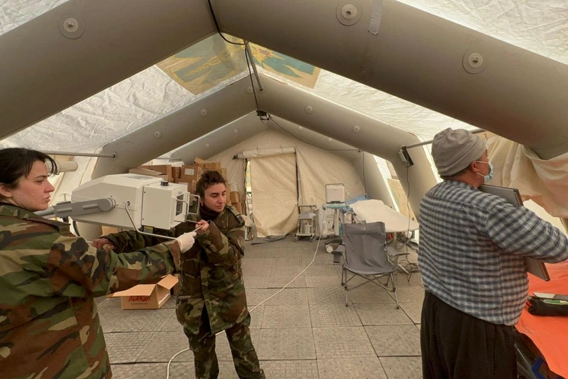 FHN-in Türkiyədə fəaliyyət göstərən mobil səhra hospitallarında 512 nəfərə tibbi xidmət göstərilib