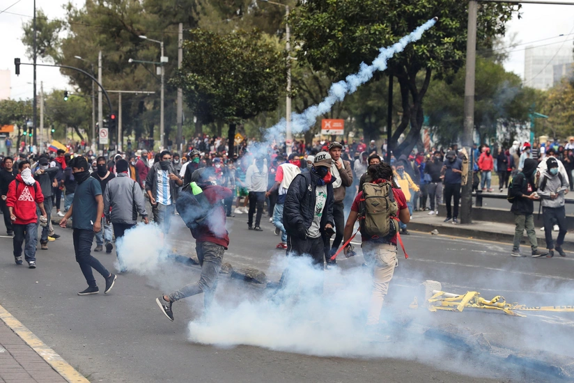 Over 10,000 people detained in Ecuador since January unrest