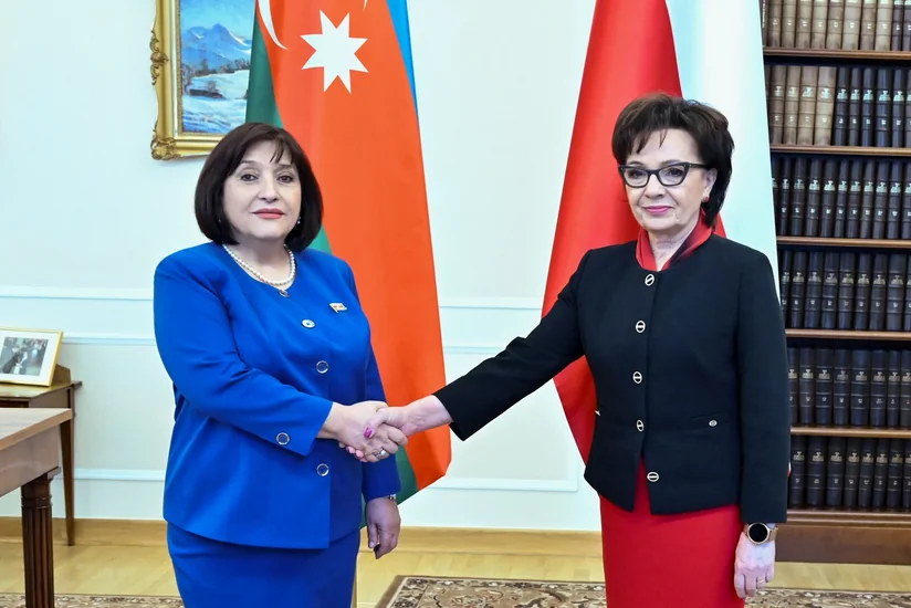 Sahiba Gafarova meets with Marshal of Poland’s Sejm