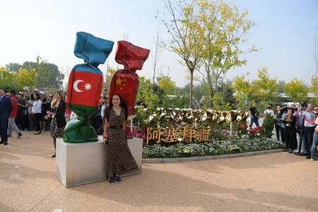 Pekin Ekspo 2019 Botanika Sərgisində Azərbaycan pavilyonunun rəsmi açılışı olub