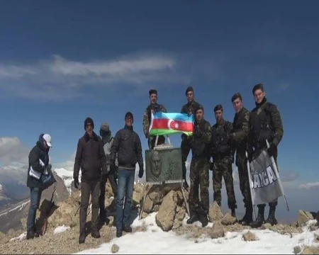 Heydər zirvəsinə yürüş başa çatıb - FOTO