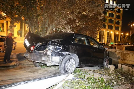 Bakıda yolda aparılan təmir işləri yol qəzasına səbəb olub - FOTO - VİDEO - YENİLƏNİB