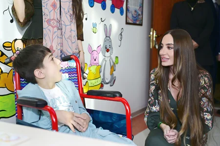 Leyla Aliyeva and Arzu Aliyeva visit Nakhchivan