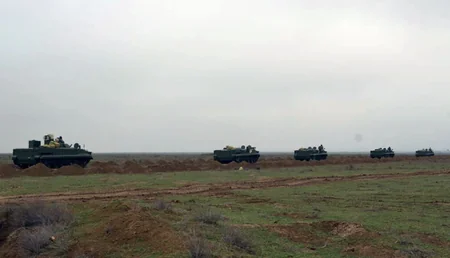 В ходе широкомасштабных учений проведен основной этап с боевой стрельбой - ВИДЕО