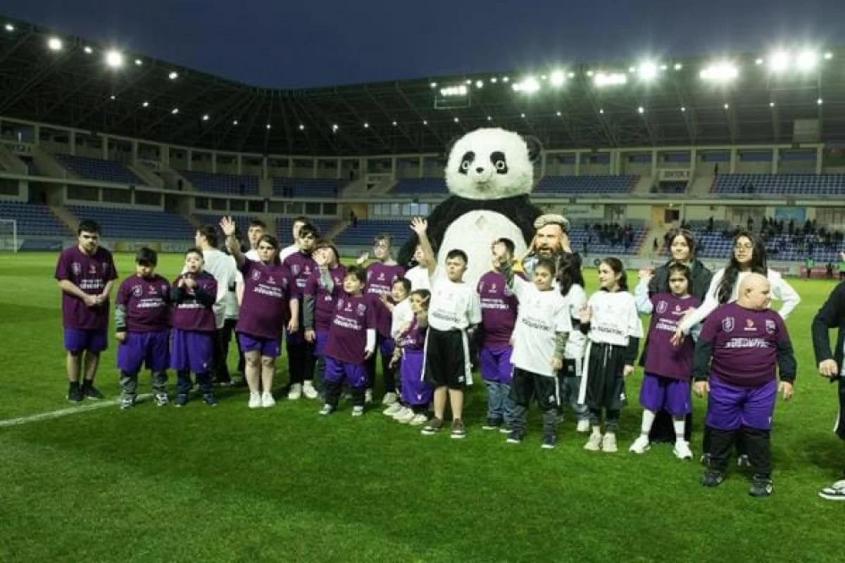 Daun sindromlu uşaqlar üçün futbol tədbiri təşkil olunub