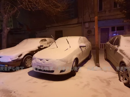 Bakıda qışın ən soyuq gecəsi - YENİLƏNİB