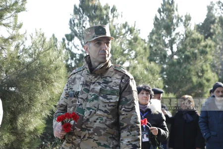 Daşaltı şəhidlərinin məzarı ziyarət olunub