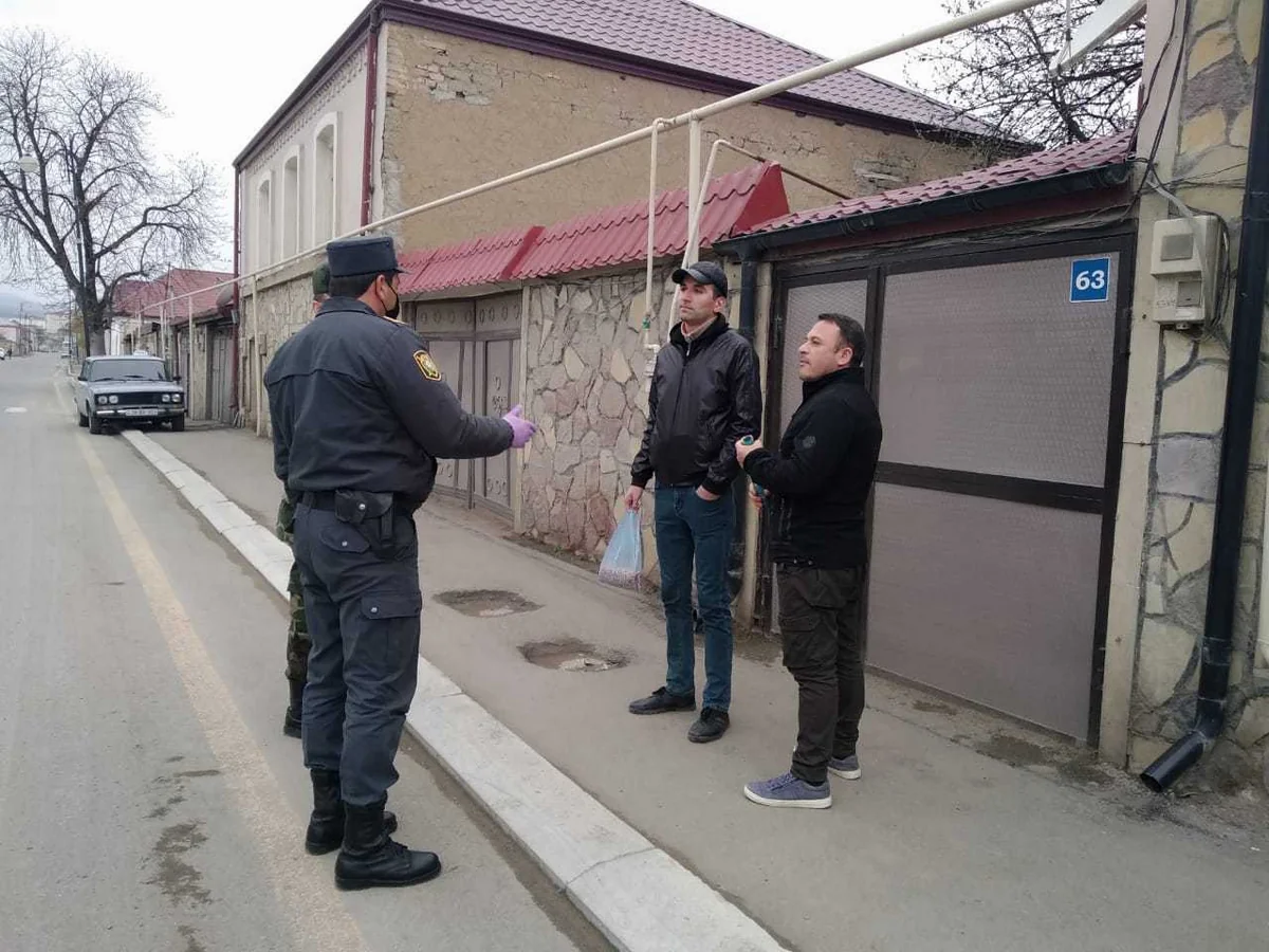 Qubada xüsusi karantin rejimini pozan şəxslər cərimələndi