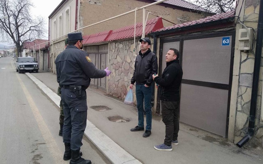 Qubada xüsusi karantin rejimini pozan şəxslər cərimələndi