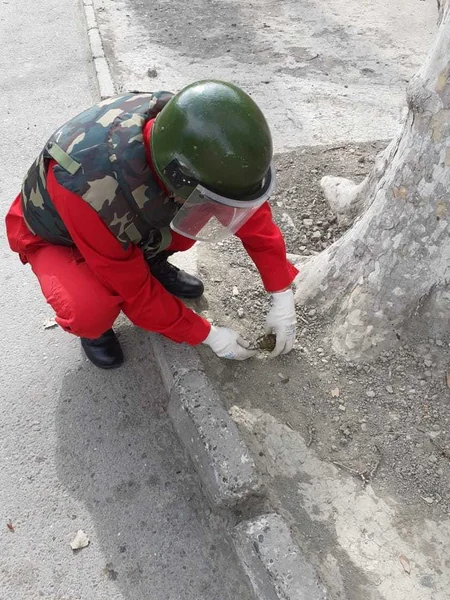 Mingəçevirdə qumbara tapıldı - FOTO