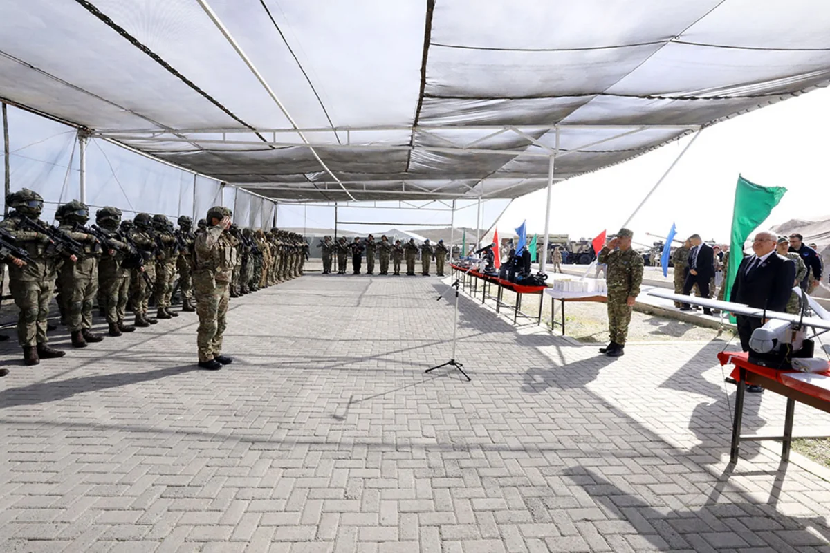 Some servicemen participating in Azerbaijani-Turkish joint tactical exercises awarded