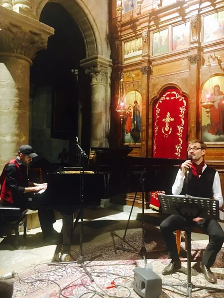 Parisdə azərbaycanlı musiqiçinin fransalı caz ustası ilə birgə albomunun təqdimatı keçirilib - FOTO