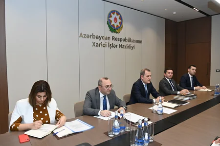 Ceyhun Bayramov Meksikanın yeni təyin olunmuş səfiri ilə görüşüb