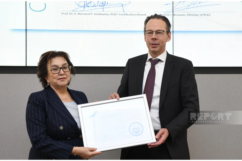 Beynəlxalq təşkilat DİM-ə uyğunluq sertifikatı təqdim edib